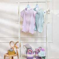 Badponcho Wavy Greyblue